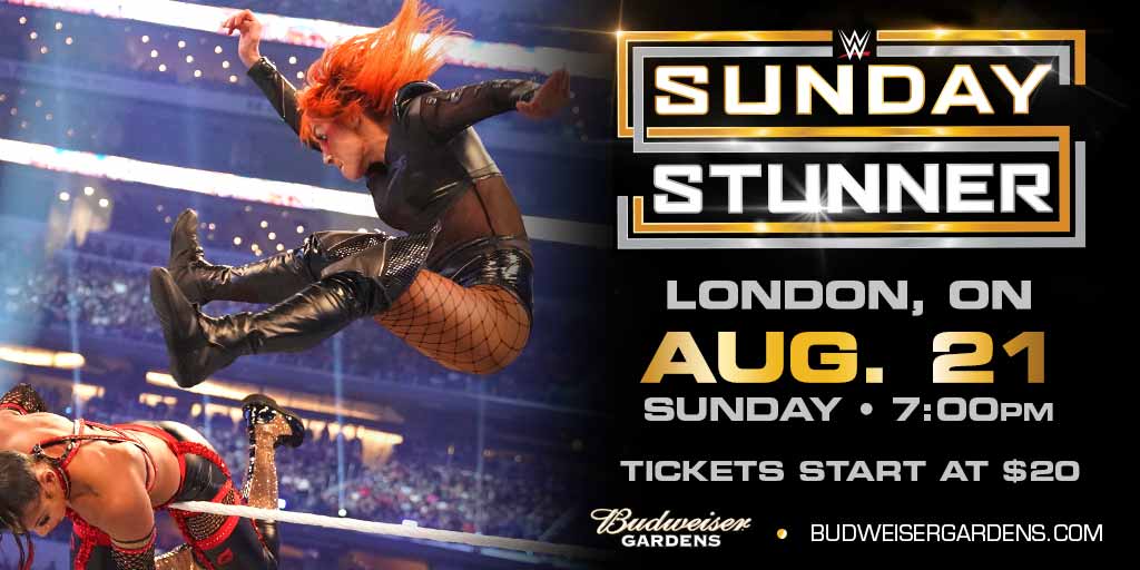 WWE Sunday Stunner at Budweiser Gardens FM96 London