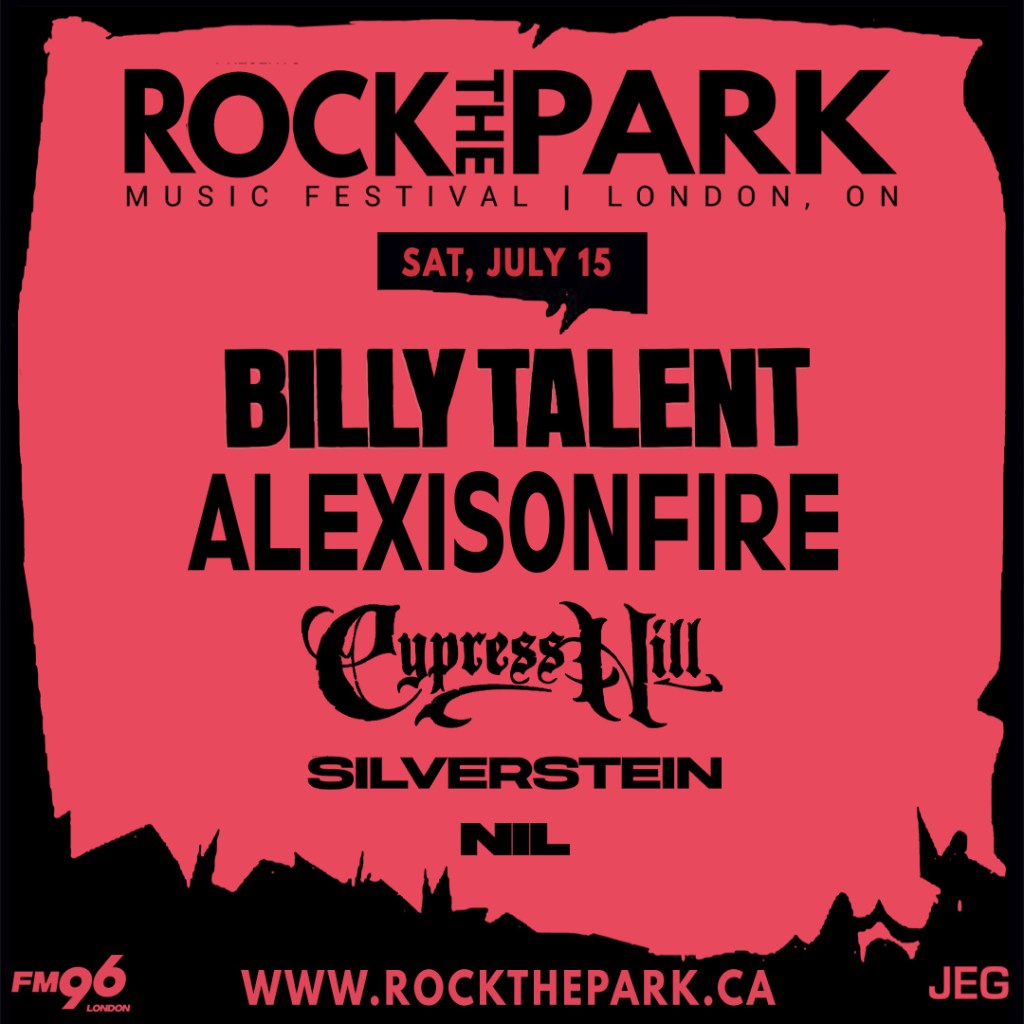 ROCK THE PARK JULY 15, 2023 FM96 London