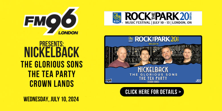 FM96 Presents: Rock the Park featuring Nickelback, The Glorious Sons, The Tea Party, & Crown Lands