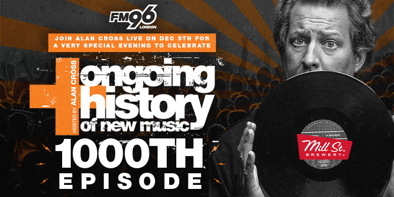Join Alan Cross for a Very Special Live Taping of The Ongoing History of New Music