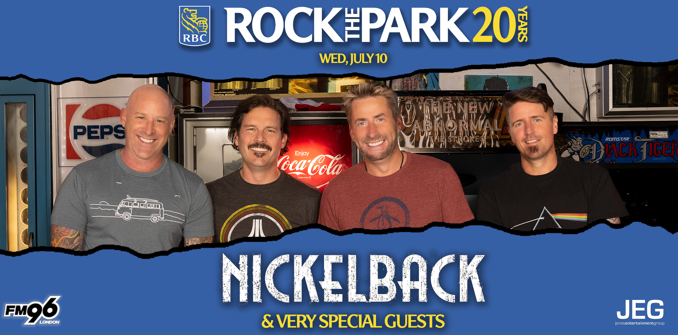 FM96 Presents Nickelback at Rock the Park 2024! FM96 London