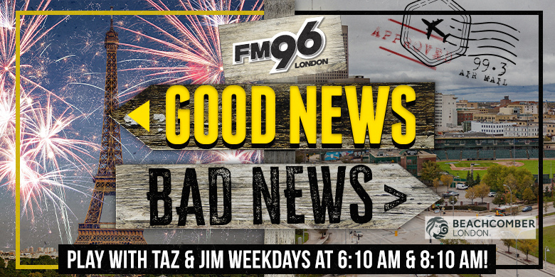 Taz & Jim’s Good News Bad News